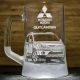 Пивной бокал с гравировкой Mitsubishi Outlander - подарок для автолюбителя