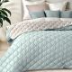 Двухстороннее покрывало Cube IDEIA 180х210 см, мята/св. серый (8-32404*007)