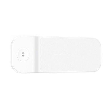 Бездротовий ЗП HOCO CQ6 Power 3-in-1 бездротовий швидкий режим (SAM Watch) White Бездротовий ЗП HOCO CQ6 Power 3-in-1 бездротовий швидкий режим (SAM Watch) White