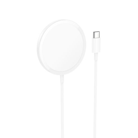 Беспроводное ЗУ HOCO CW52 Enjoy magnetic wireless fast charging White