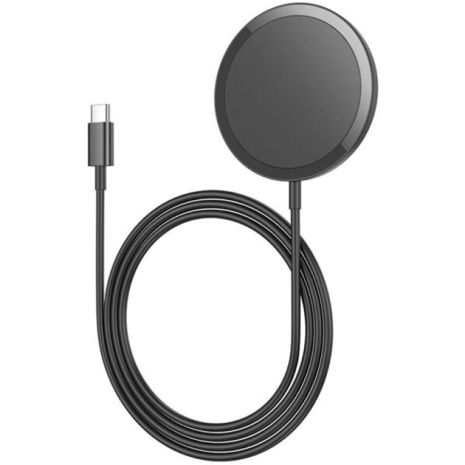 Беспроводное ЗУ HOCO CW52 Enjoy magnetic wireless fast charging Black Беспроводное ЗУ HOCO CW52 Enjoy magnetic wireless fast charging Black