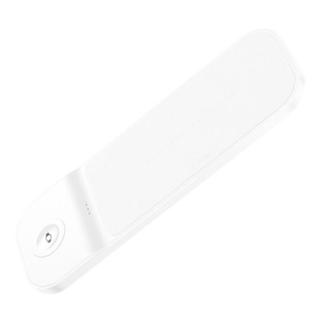 Бездротовий ЗП HOCO CQ5 Step 3-in-1 wireless fast charger(iWatch) White