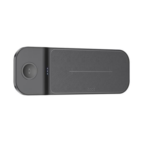 Бездротовий ЗП HOCO CQ6 Power 3-in-1 Wireless Fast Charger (SAM Watch) Black Бездротовий ЗП HOCO CQ6 Power 3-in-1 Wireless Fast Charger (SAM Watch) Black