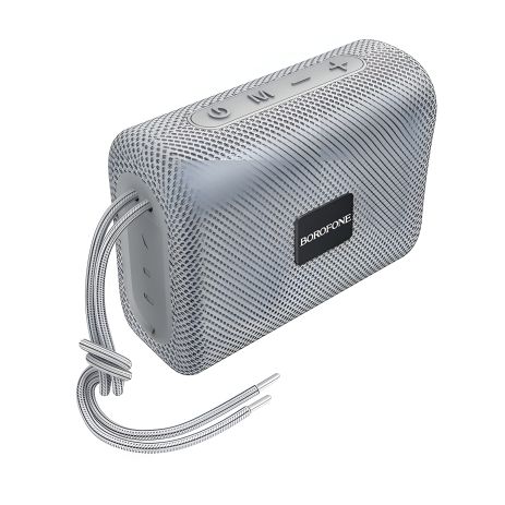 Портативна колонка BOROFONE BR18 Encourage sports BT speaker, BT5.1, USB, AUX, TF, FM, 5W, 3h, Grey