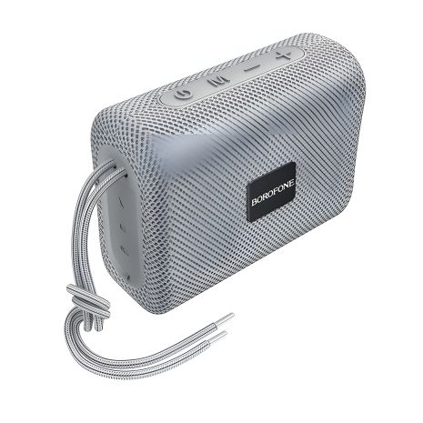 Портативна колонка BOROFONE BR18 Encourage sports BT speaker, BT5.1, USB, AUX, TF, FM, 5W, 3h, Grey Портативна колонка BOROFONE BR18 Encourage sports BT speaker, BT5.1, USB, AUX, TF, FM, 5W, 3h, Grey