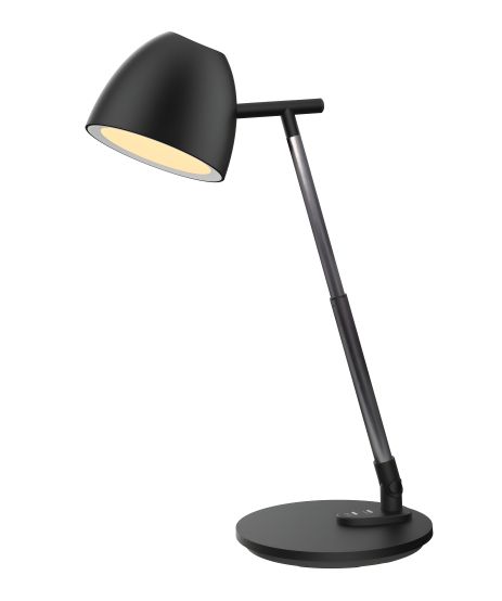 Черная светодиодная лампа настольная для школьника Sirius модель BL-1528