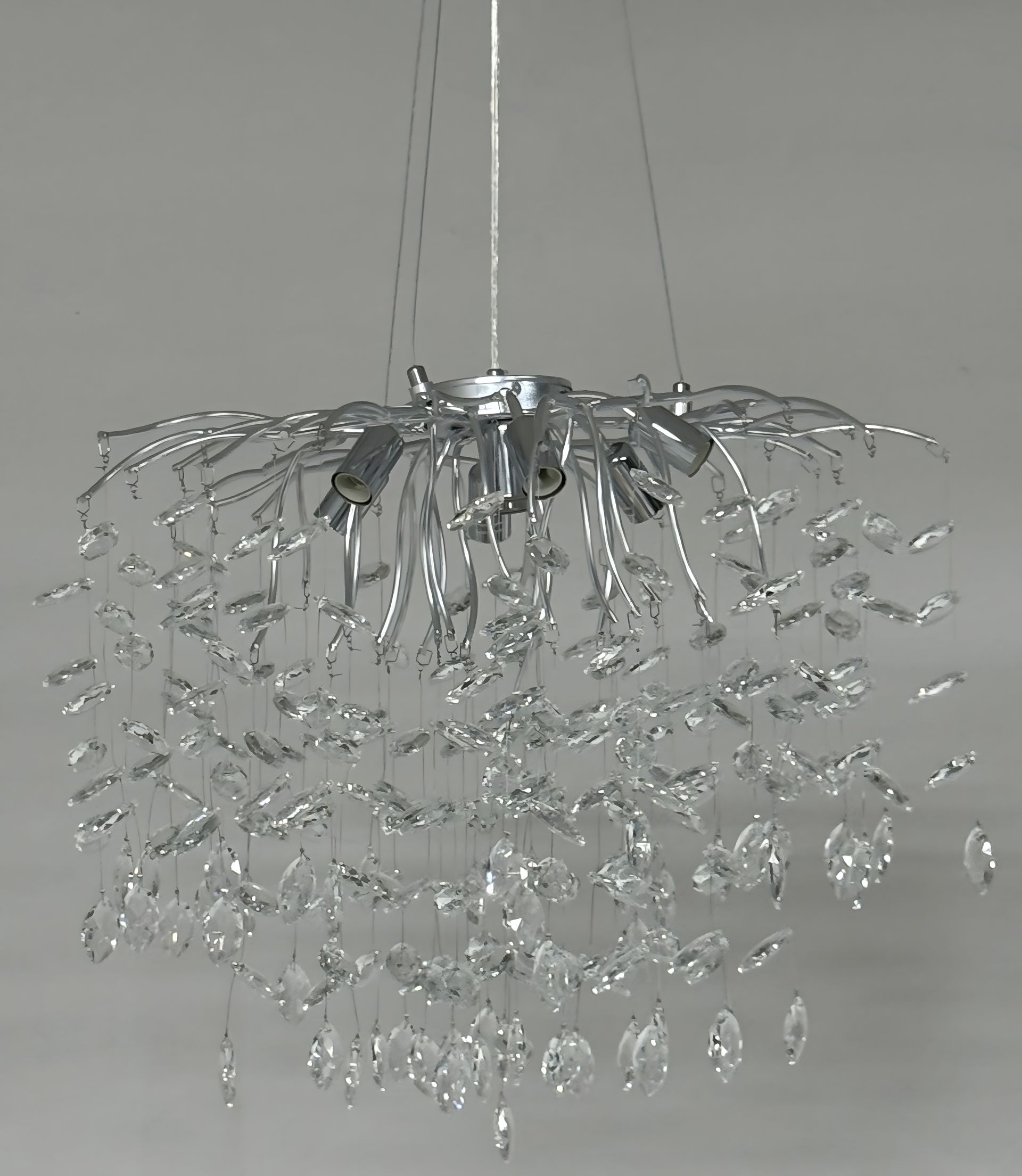 Crystal Classic Chandelier Sirius WM-7006/600 Chrome Crystal Classic Chandelier Sirius WM-7006/600 Chrome