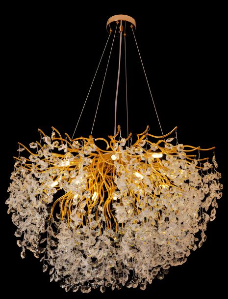 Хрустальная классическая люстра Sirius в золотом исполнении WM-7020/800