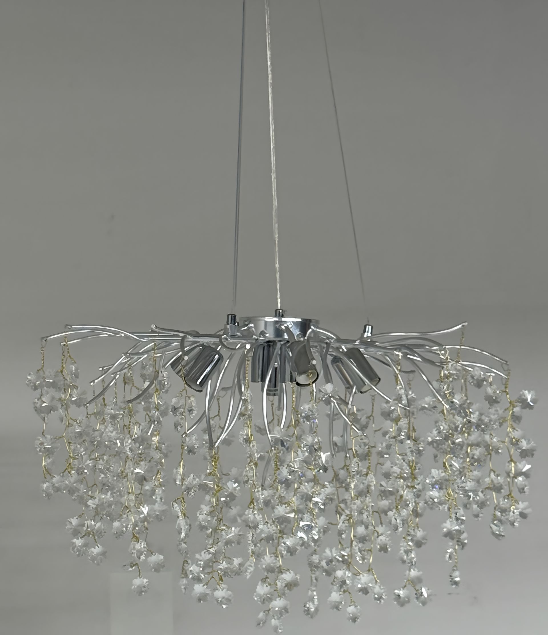 Люстра кришталева класична Sirius WM-7020/600 хром Люстра кришталева класична Sirius WM-7020/600 хром