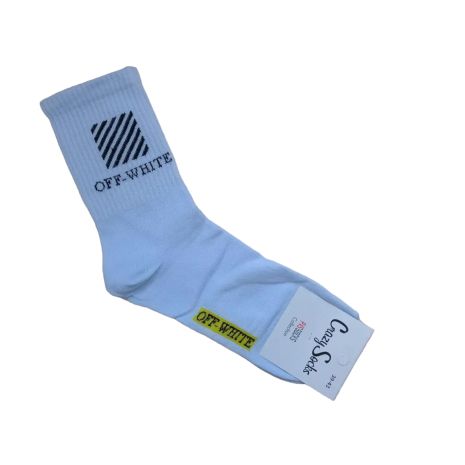 Модні молодіжні шкарпетки Crazy Socks розмір 39-43 OFF WHITE білий