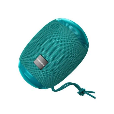 Портативна колонка BOROFONE BR6 Miraculous sports Wireless Speaker IPX5, BT5.0, TWS AUX, FM, TF, USB, 2h Peacock Blue