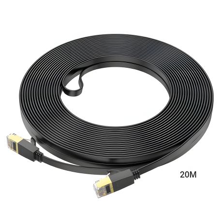 Hoco US07 RJ-45 CAT6 Черный Кабель Ethernet 1Gigabit 20m