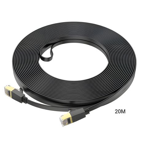 Мережевий кабель Ethernet Hoco US07 RJ-45 CAT6 1Gigabit 20m Чорний Мережевий кабель Ethernet Hoco US07 RJ-45 CAT6 1Gigabit 20m Чорний
