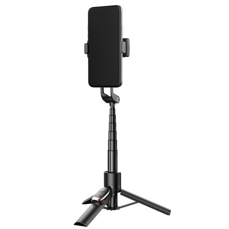 Штатив-трипод Adyss A63P з пультом, 360°, BT, 0.8m, чорний Штатив-трипод Adyss A63P з пультом, 360°, BT, 0.8m, чорний