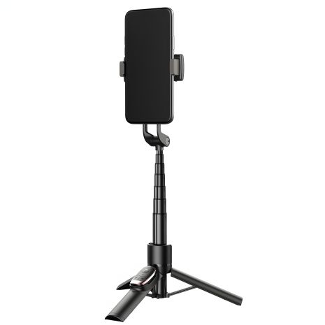 Штатив-трипод Adyss A63P з пультом, 360°, BT, 0.8m, чорний Штатив-трипод Adyss A63P з пультом, 360°, BT, 0.8m, чорний