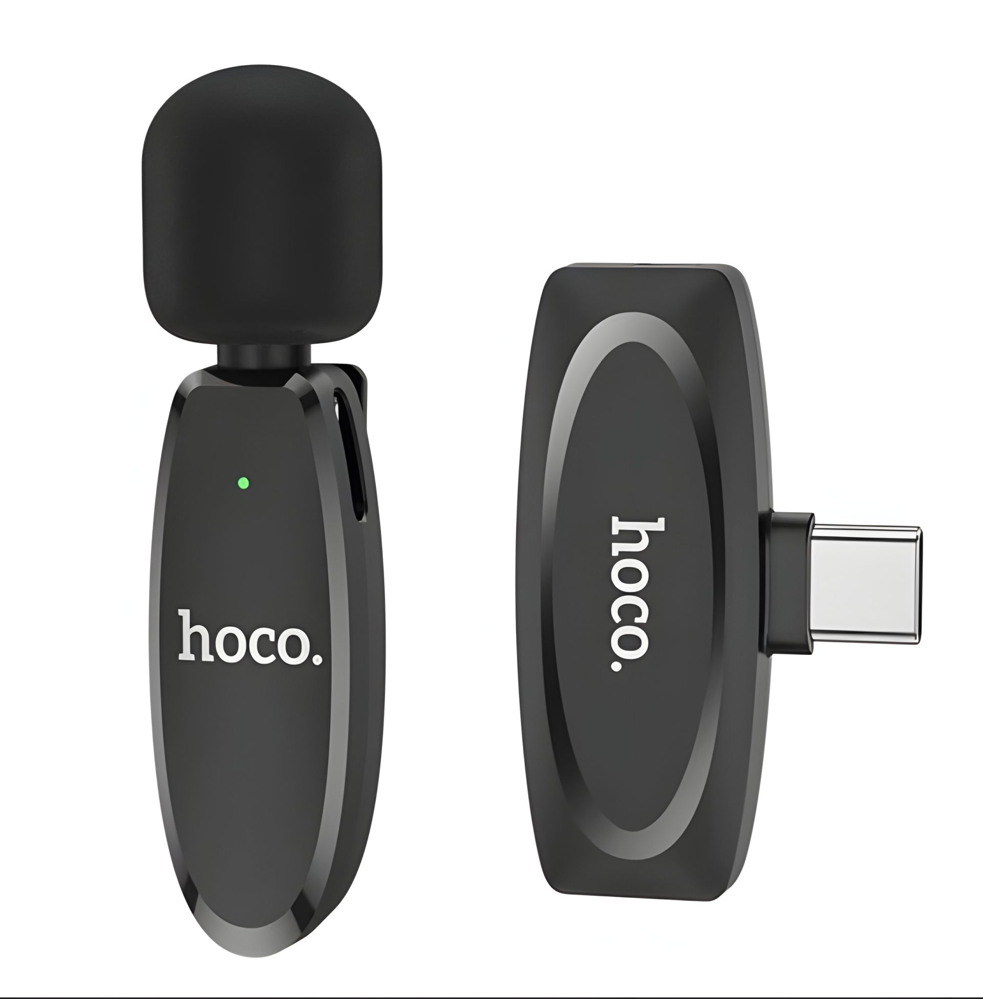 Hoco Черный L15 Type-C Петличный Беспроводной Микрофон Hoco Черный L15 Type-C Петличный Беспроводной Микрофон