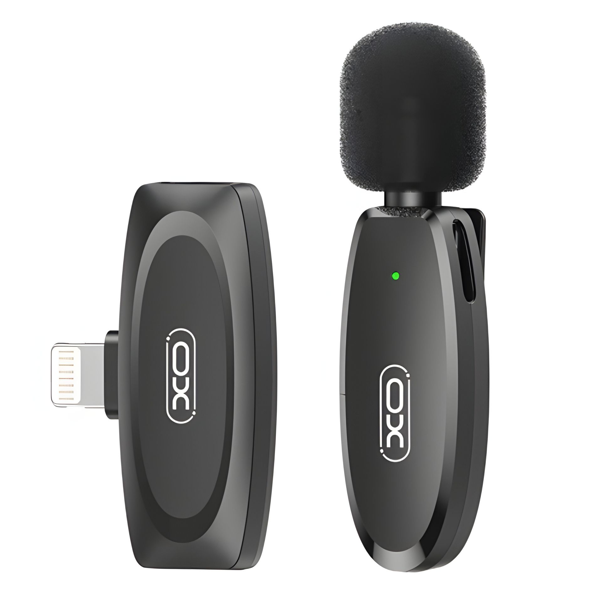 Микрофон Петличный Беспроводной XO MKF08B Lightning Черный Микрофон Петличный Беспроводной XO MKF08B Lightning Черный
