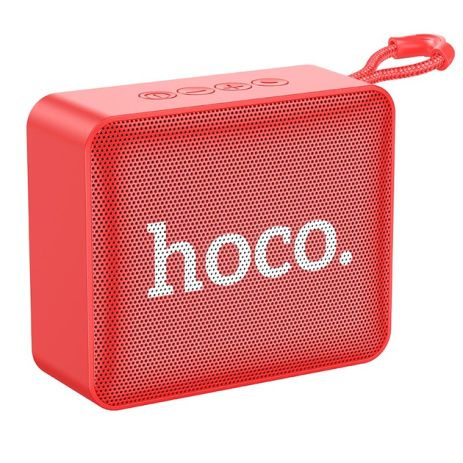 Акустика HOCO BS51 Gold brick sports BT speaker |BT5.1, TWS, USB/AUX/TF/FM, 4h| red Акустика HOCO BS51 Gold brick sports BT speaker |BT5.1, TWS, USB/AUX/TF/FM, 4h| red