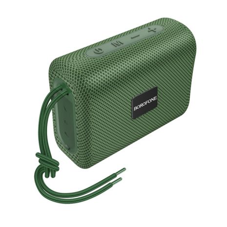 Портативна колонка BOROFONE BR18 Encourage sports BT speaker, BT5.1, USB, AUX, TF, FM, 5W, 3h, Dark Green