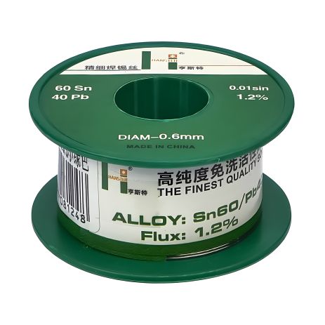 Припій Hanster HST 40 (0.6 мм, Sn 60%, Pb 40%) Припій Hanster HST 40 (0.6 мм, Sn 60%, Pb 40%)