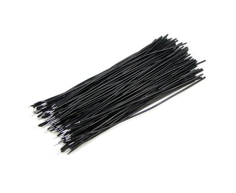 Монтажні проводи чорні (100 шт)