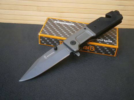 Ніж складаний Browning АК-10 з склобієм та стропорізом 23 см