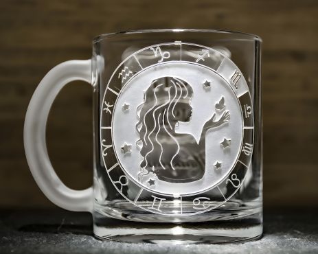 Чашка з гравіюванням Знак Зодіаку "Діва"