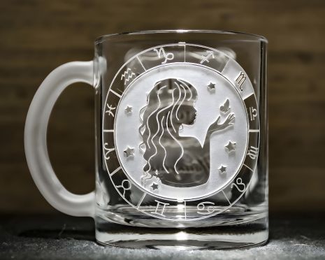 Чашка з гравіюванням Знак Зодіаку "Діва"