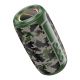 Портативная Bluetooth колонка Borofone BR38 TWS с LED подсветкой camouflage green