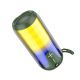 Портативная Bluetooth колонка Borofone BR33 TWS с LED подсветкой dark green