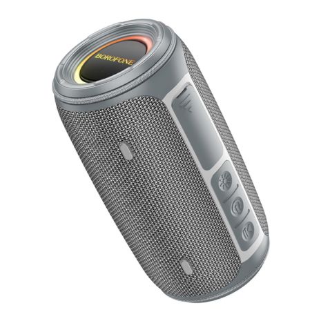 Портативна Bluetooth колонка Borofone BR38 TWS з LED підсвічуванням dark gray Портативна Bluetooth колонка Borofone BR38 TWS з LED підсвічуванням dark gray