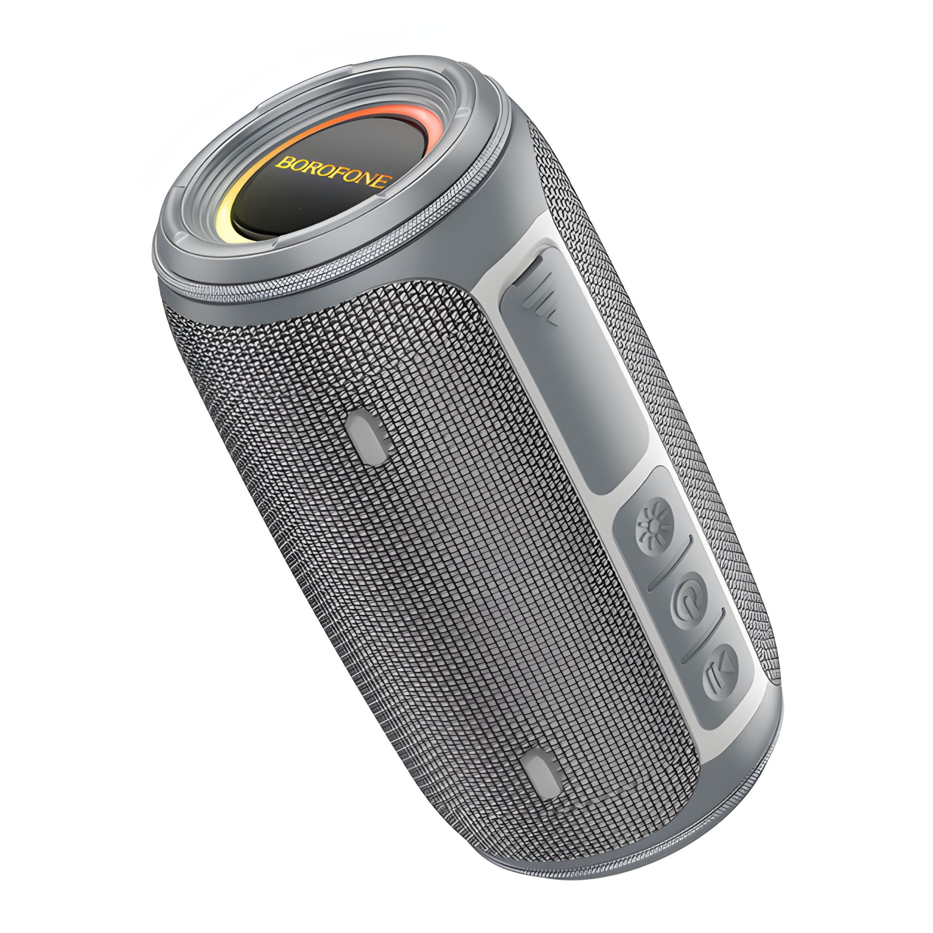 Портативна Bluetooth колонка Borofone BR38 TWS з LED підсвічуванням dark gray Портативна Bluetooth колонка Borofone BR38 TWS з LED підсвічуванням dark gray