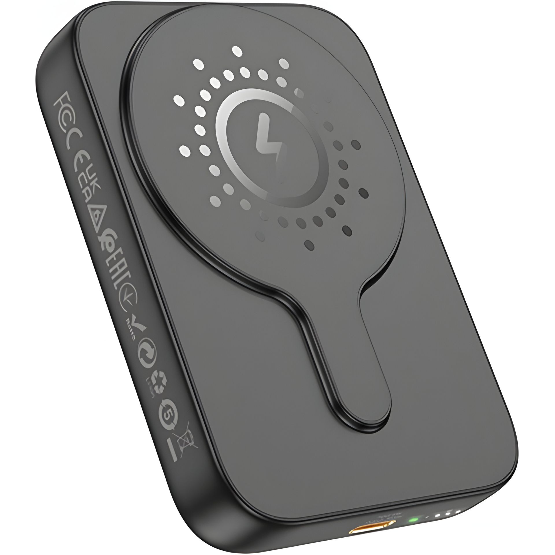 Power bank Hoco J117A 10000mAh магнітний з функцією бездротової зарядки чорний Power bank Hoco J117A 10000mAh магнітний з функцією бездротової зарядки чорний