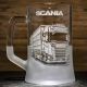 Подарок для дальнобойщика - Бокал для пива с гравировкой, SCANIA