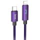 Кабель HOCO U125 Benefit PD charging data cable with display iP 1.2m Purple