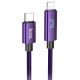 Кабель HOCO U125 Benefit PD Charging Data Cable with Display iP, 27W, 1.2m, Purple Кабель HOCO U125 Benefit PD Charging Data Cable with Display iP, 27W, 1.2m, Purple