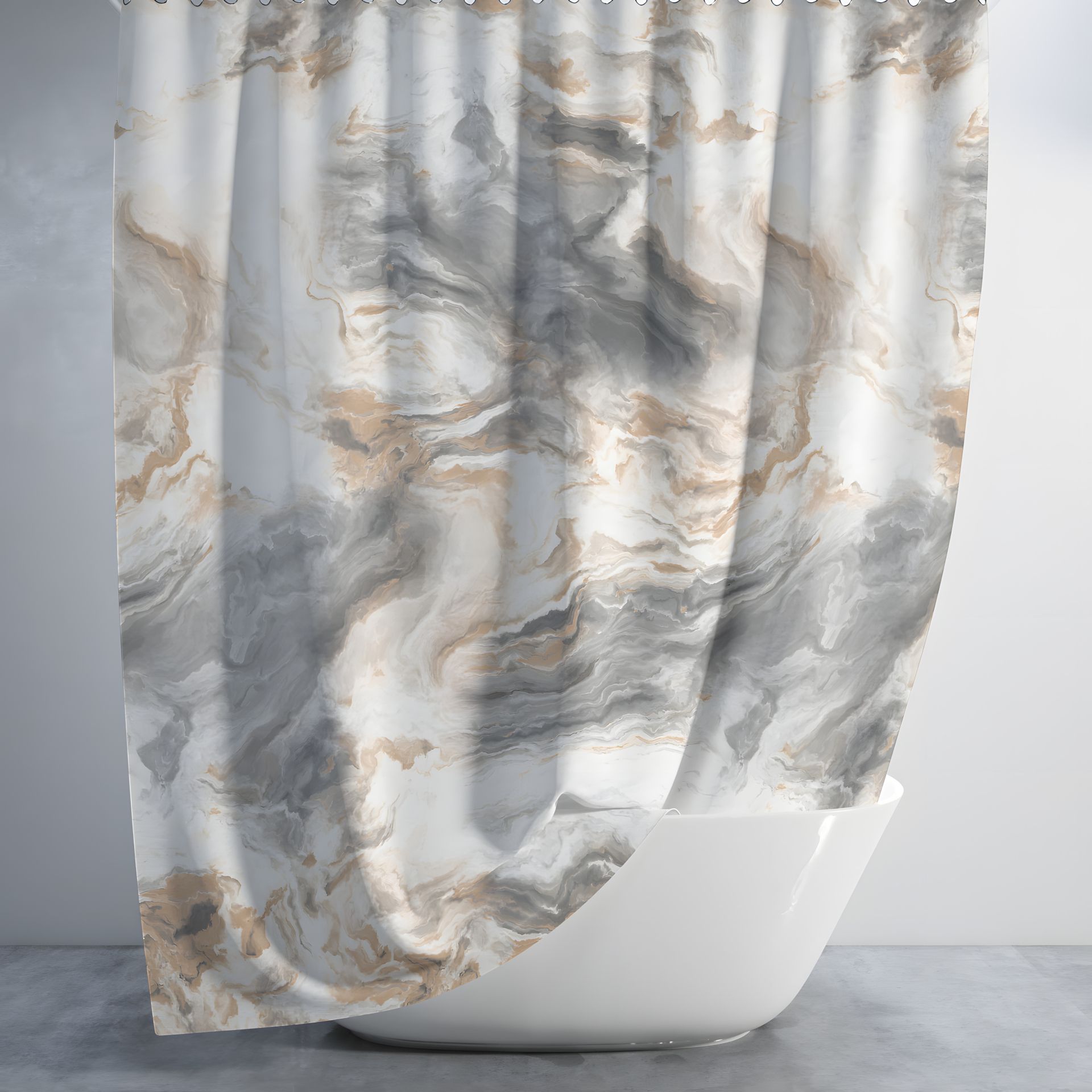 Штора для ванної BaranGrey Tropic 180x200 см (5203) Штора для ванної BaranGrey Tropic 180x200 см (5203)