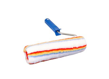 Малярний валик Tetracolor фасадний 58/250/18 мм Ø 8 мм з ручкою MASTERTOOL 92-5806-P Малярний валик Tetracolor фасадний 58/250/18 мм Ø 8 мм з ручкою MASTERTOOL 92-5806-P