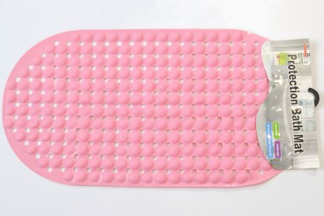 Силиконовый коврик для ванной с присосками PopIt 34*67 см 7232-POP-pink