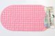 Силиконовый коврик для ванной с присосками PopIt 34*67 см 7232-POP-pink
