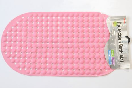 Силиконовый коврик для ванной с присосками PopIt 34*67 см 7232-POP-pink