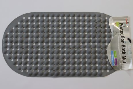 Силіконовий килимок у ванну на присосках PopIt 34*67 см 7232-POP-grey