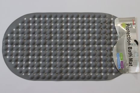 Силіконовий килимок у ванну на присосках PopIt 34*67 см 7232-POP-grey