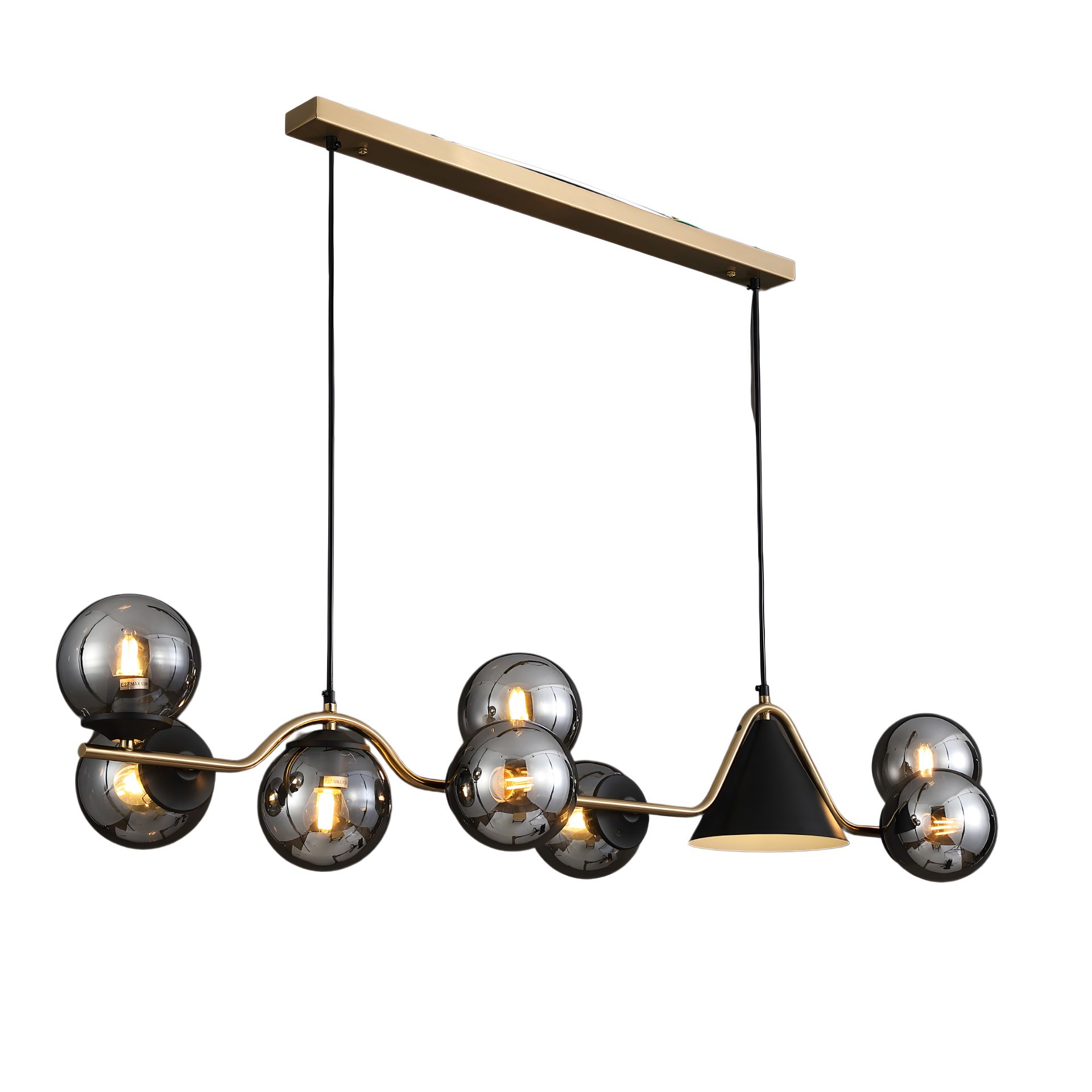 Подвесная люстра VALESO GLD-23938/8+1 Подвесная люстра VALESO GLD-23938/8+1