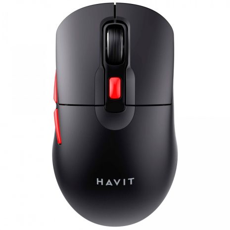 Бездротова миша дворежимна HAVIT HV-MS59WB Black 2.4GHz + Bluetooth 5.0, 1600 DPI, 7 клавіш