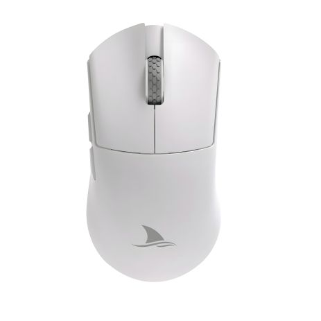 Ігрова миша бездротова Darmoshark M3 PRO MAX PAW3950 Tri-Mode 2.4G/USB-C/Bluetooth Біла