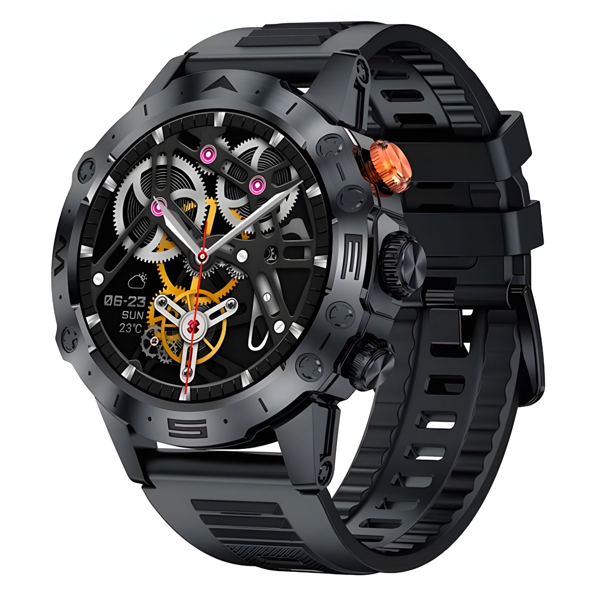 Смарт годинник Hoco Y20 з функцією дзвінка, BT5.1, IP68, 300mAh, 72h, black Смарт годинник Hoco Y20 з функцією дзвінка, BT5.1, IP68, 300mAh, 72h, black