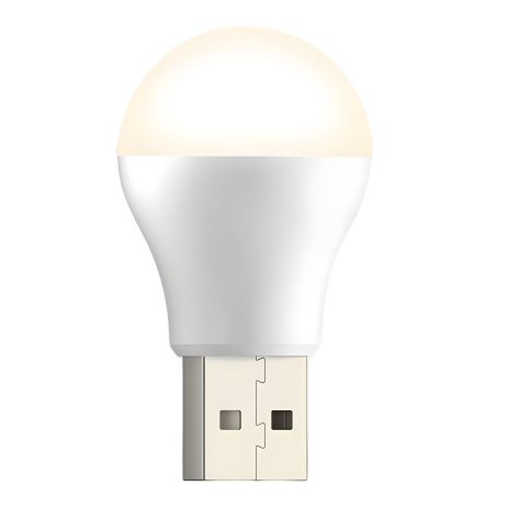 USB LED лампочка "груша" тепле світло USB LED лампочка "груша" тепле світло