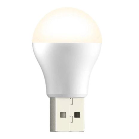 USB LED лампочка "груша" тепле світло