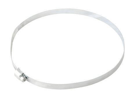 Черв'ячний хомут American type W1 8.0 мм Ø 130-150 мм 10 шт, MASTERTOOL 20-1975